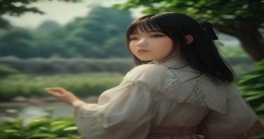 日系gv片制作公司排行榜封面，日本东京霓虹街景背景配文字排版，体现日系内容专业感